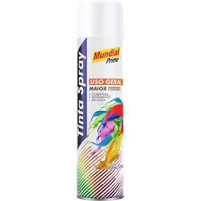 TINTA SPRAY BRANCO BRILHANTE MUNDIAL 400ML